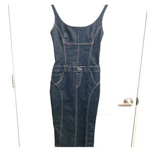 Vintage Dolce & Gabbana D&G Stretch Denim Dress
